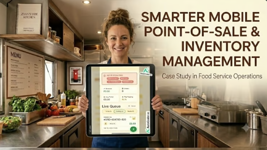 Food truck CRM case study built with AutoCoder