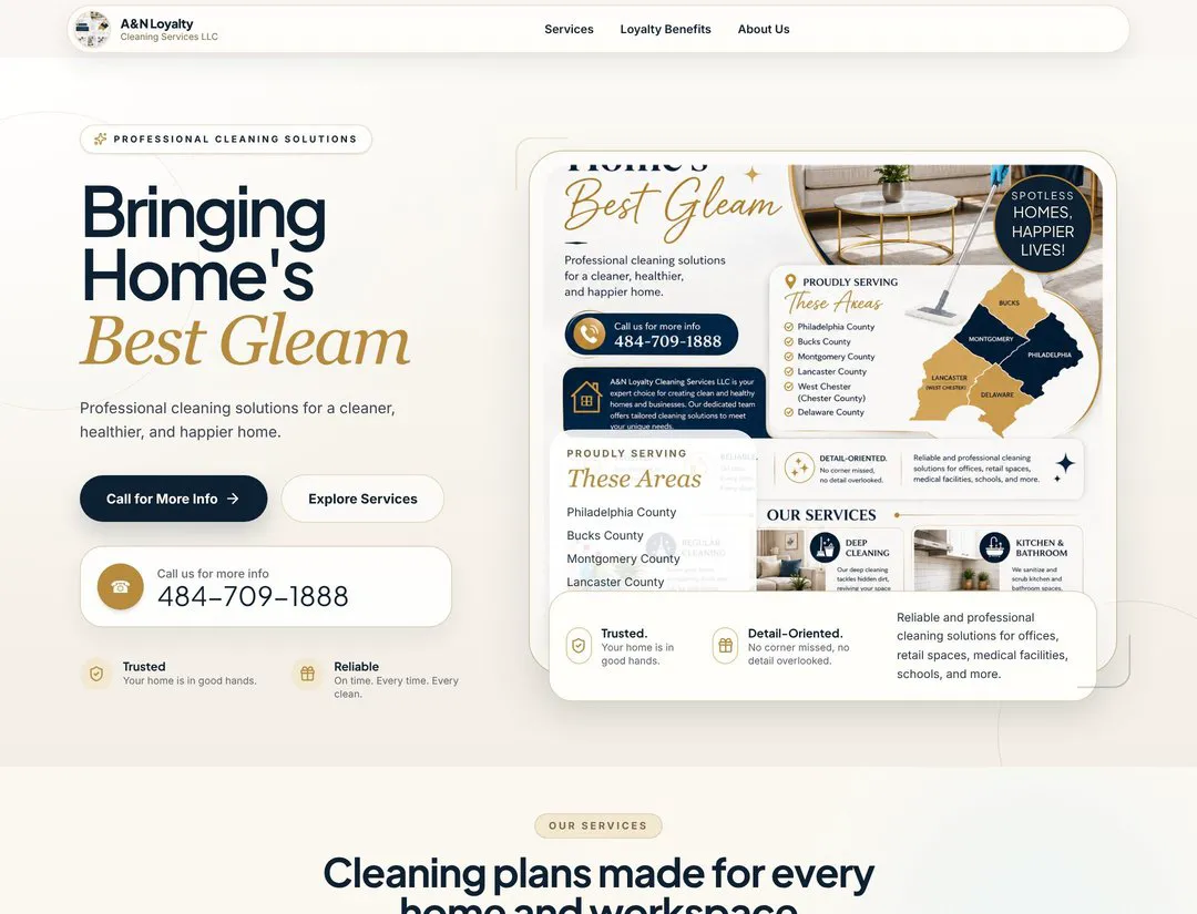 A&N Loyalty Cleaning Services LLC Official Website