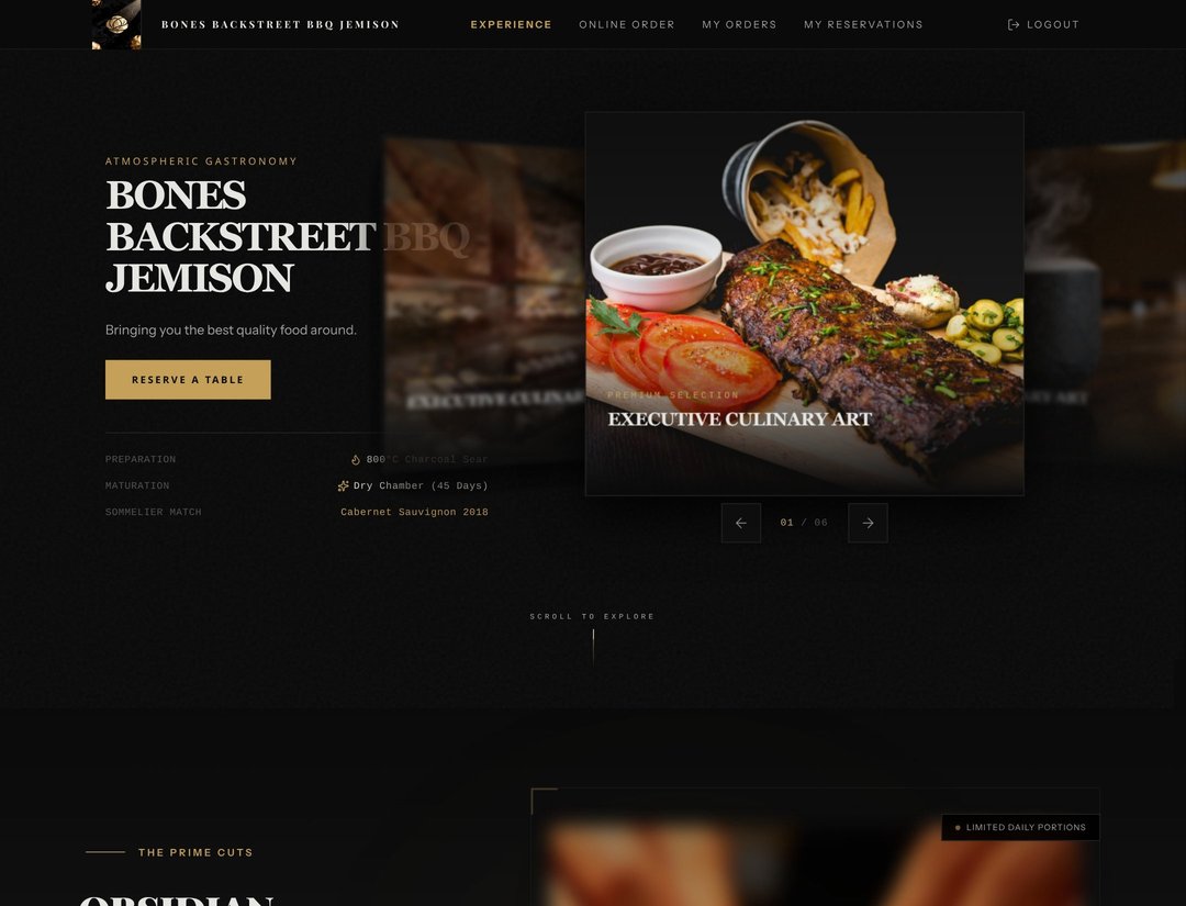 Kinetic Gastronomy: Premium Restaurant Portal