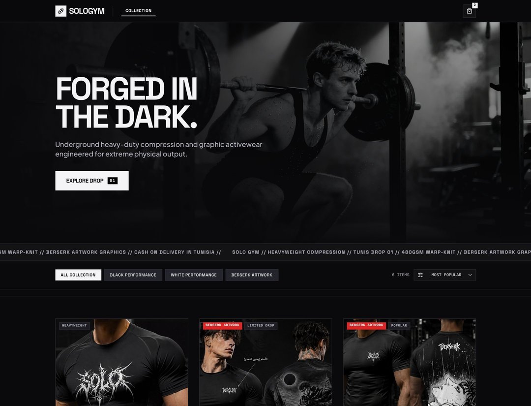 Solo Gym Sportswear Store