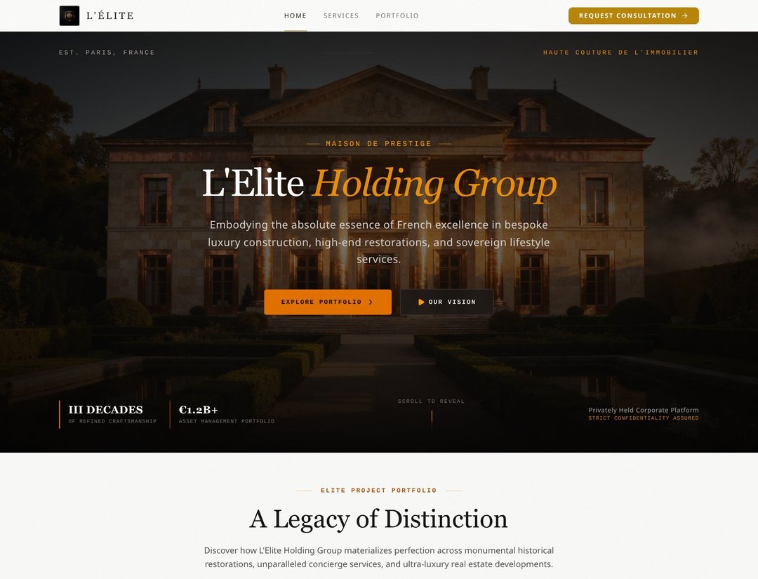 L'Elite Holding Group Corporate Platform