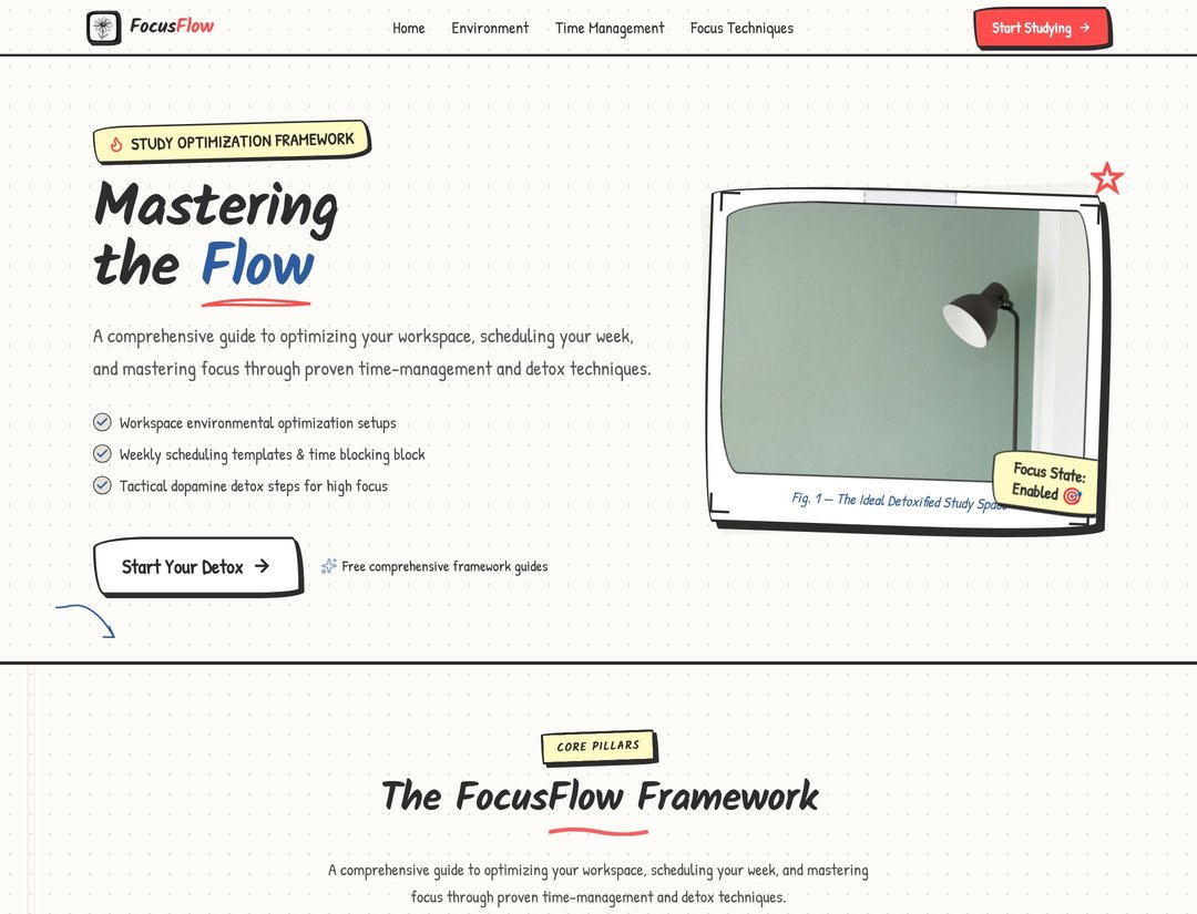 FocusFlow Study Framework