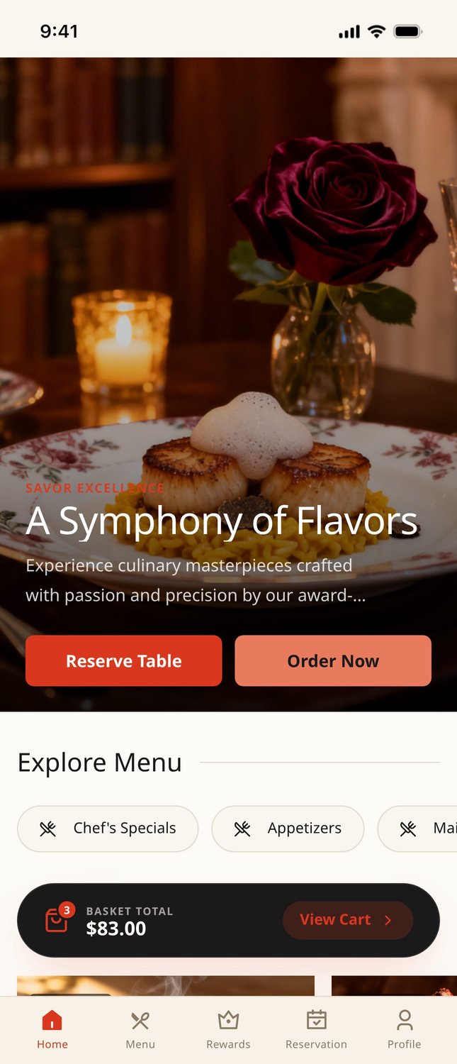 SavorTable Dining App