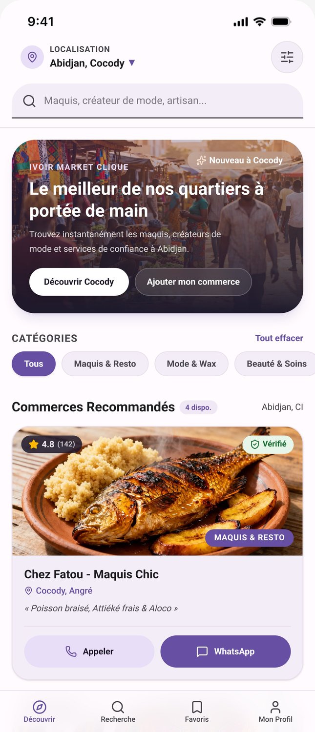 IVOIR MARKET CLIQUE