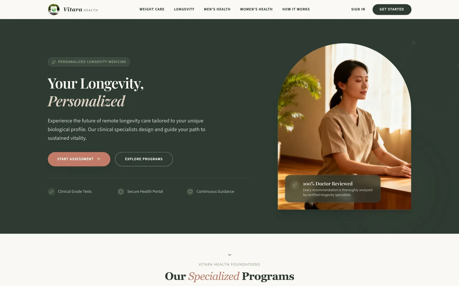 VITARA Health AutoCoder template screenshot